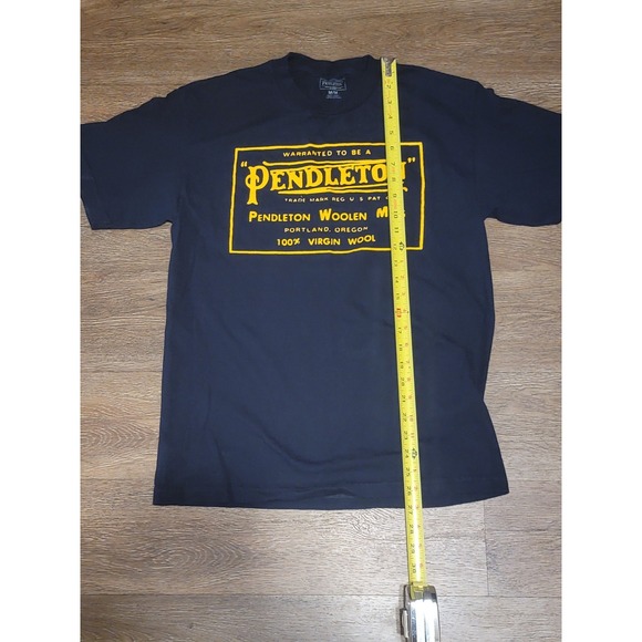 Pendleton Oregon Dark Navy Blue Mens Short Sleeve Originality Graphic‎ T-Shirt M - Picture 1 of 6